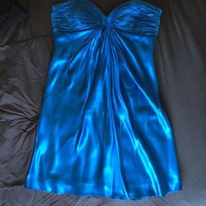 Stunning Blue Silk Dress